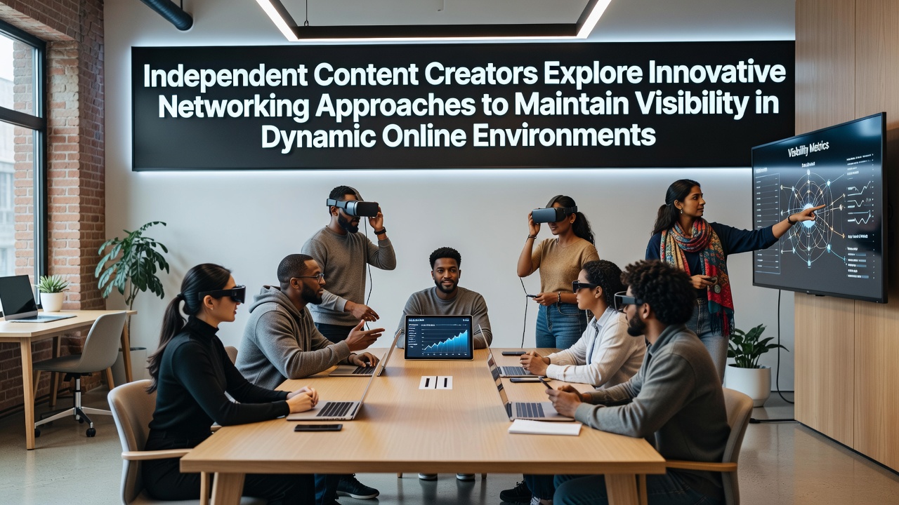 Independent Content Creators Explore Innovative Networking Approaches to Maintain Visibility in Dynamic Online Environments